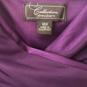 Purple Dressbarn Collection 20W Semi-formal dress